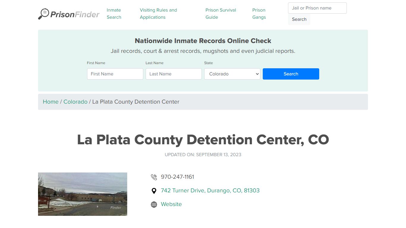 La Plata County Detention Center, CO Inmate Search, Mugshots ...
